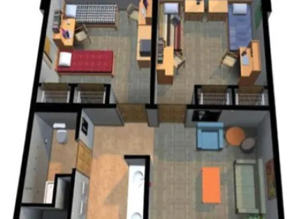 Hunt, 4-2 Suite Floor Plan