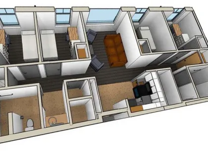 Martin, 4-4 Apartment Floor Plan