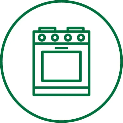 Icon of a Stove Top and Oven